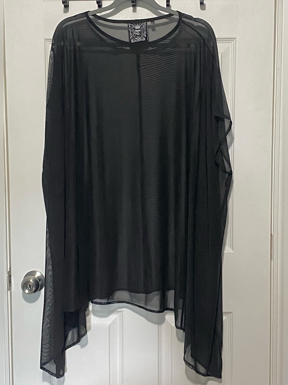 Killstar Black Sheer Mesh Tunic Top